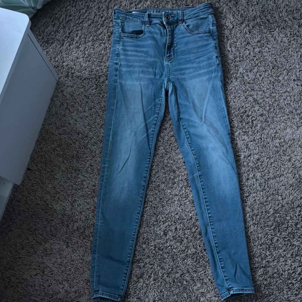 American Eagle Outfitters Skinny Blue Jeans with Stretch
